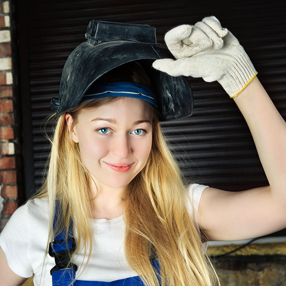 woman welder